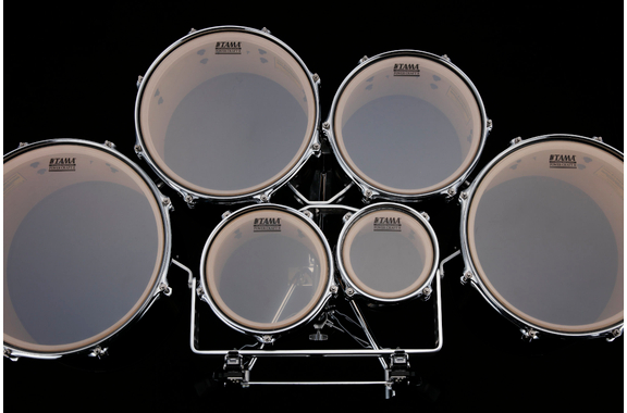 Tama MT680234T-SBK Fieldstar Rudiment Marching Tenor Drum Large Sextet Satin Black image 3