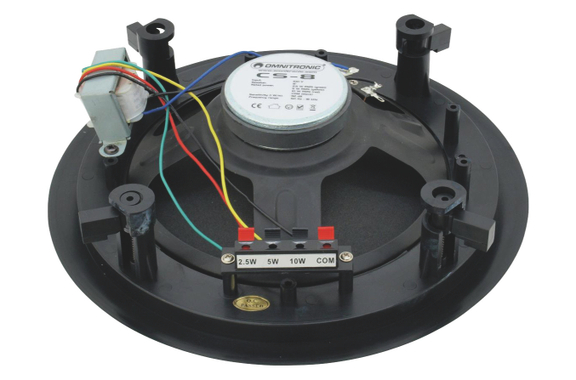Omnitronic CS-8 Altoparlante Da Soffitto Nero image 3