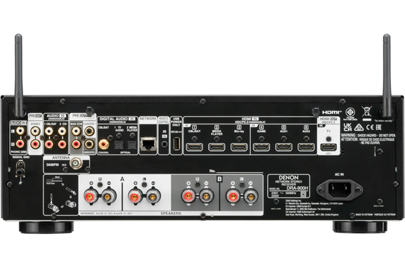 Denon DRA-900H 2.2 8K Stereo-Receiver Schwarz image 3