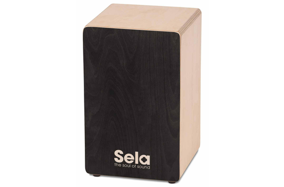 Sela SE 118 Primera Cajon Black Set Incl. Cajon Gig Bag image 3