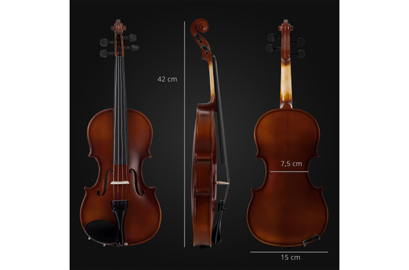 Classic Cantabile Student Violin Set 1/8 image 3