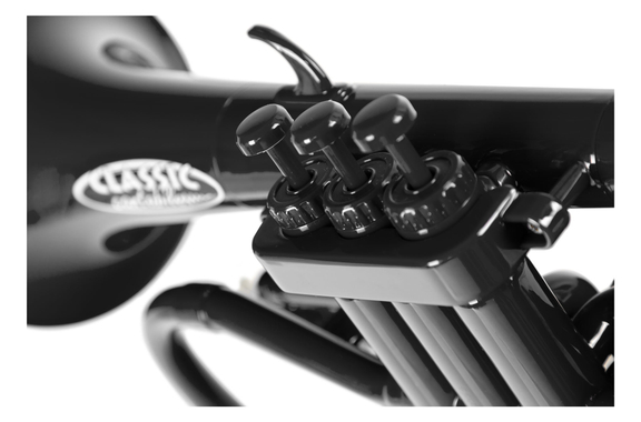 Classic Cantabile KFL-30BK MardiBrass Plastic Bb Flügelhorn Black image 3