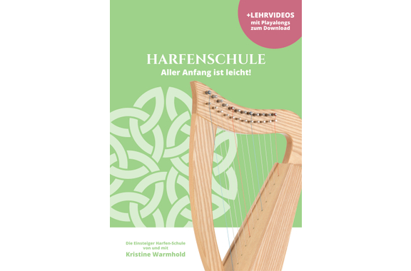 Classic Cantabile H-22 WN harpe celtique 22 cordes Set image 3