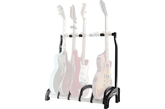 K&M 17525 5-fach E-Gitarrenständer "Guardian 5" Translucent image 3