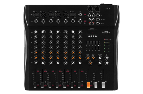 IMG Stageline MXR-80 USB Mixer with Bluetooth Set image 3