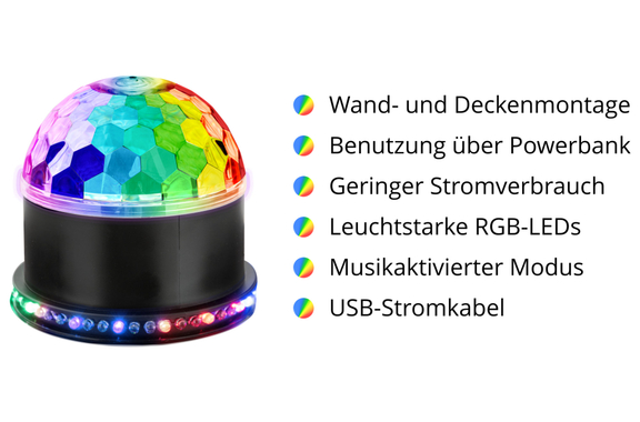 Showlite PBM-9 Mini-Party-Ball image 3
