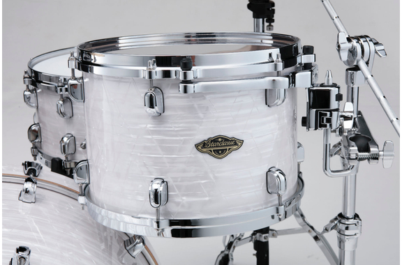 Tama WBR34CZS-WP Starclassic Walnut/Birch Duracover Wrap White Pearl + Snare Drum image 3