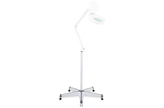 Showlite RS-100W Rolling Stand for Magnifying Lamp White image 3