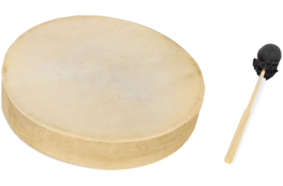 Classic Cantabile TSD-16 Traditionele Sjamanentrommel met Paardenvel 16" image 3