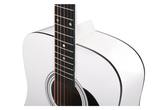 Classic Cantabile WS-10WH Westerngitarre weiß image 3