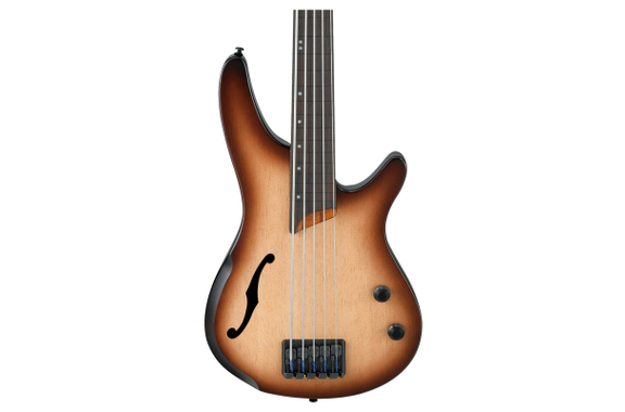 Ibanez SRH505F-NNF Bajo Eléctrico Fretless Natural Browned Burst Flat image 3