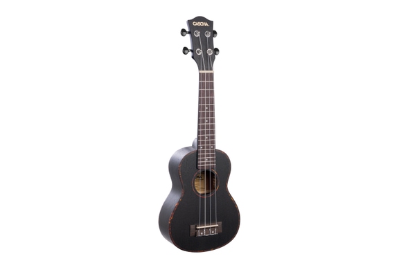 Cascha Premium Mahogany Soprano Ukulele Set Black image 3