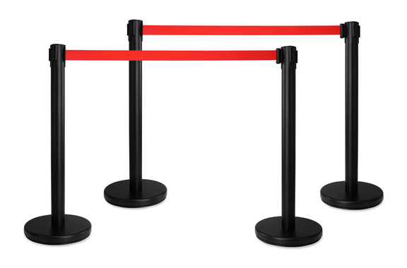Stagecaptain PLS-200B Absperrständer Personenleitsystem schwarz 4x-SET  - Retoure (Verpackungsschaden) image 3