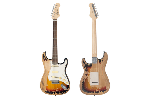 Rocktile Vinstage ST-BBHSB E-Gitarre Sunburst image 3