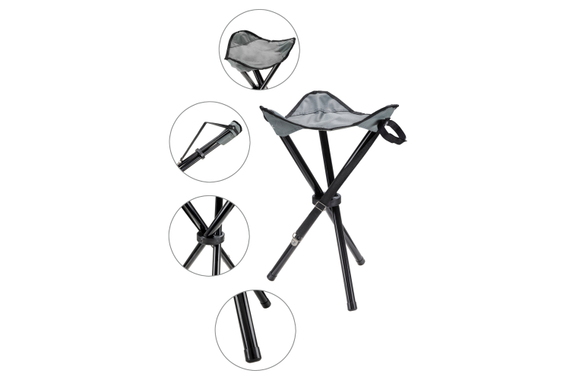 Tabouret Pliable Trépied Stagecaptain TP-345 GY image 3