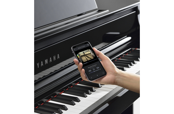 Yamaha CLP-875 WH Digitalpiano Wit image 3