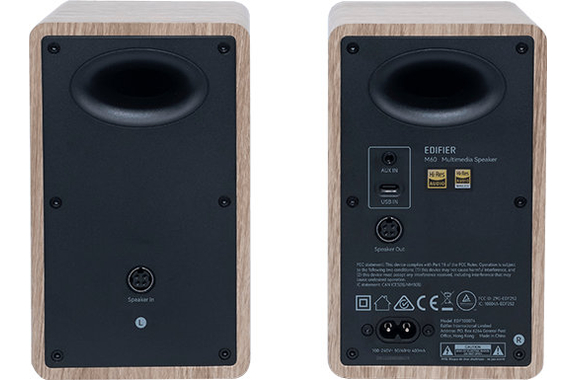 Edifier M60 Altoparlanti Desktop Classic Oak image 3