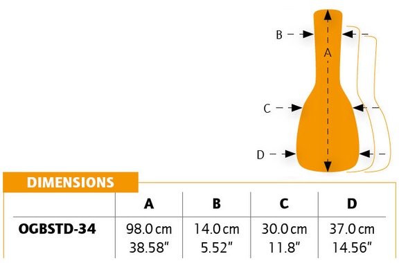 Ortega Economy Gigbag for 3/4 Classical Guitar image 3