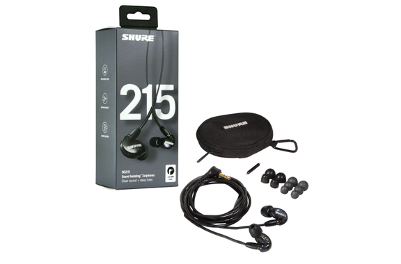 Shure SE215-K-EFS In-Ear-Kopfhörer Schwarz image 3