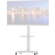 my wall HP 108W Supporto a Pavimento per Schermi Piatti Bianco