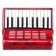 Classic Cantabile Secondo Accordéon Enfant 8 Basses rouge