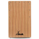 XDrum Cajon El Bajo Bass Port Walnut/Zebra Set incl. Escuela de Cajón y Funda