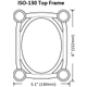 IsoAcoustics ISO-130 Paire De Supports D'Isolation