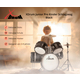 XDrum Junior Pro Kinder Schlagzeug Black Sparkle inkl. Schule