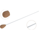 Classic Cantabile B-2 Baton white, round cork handle