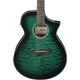 Ibanez AEWC16QA-TEH Westerngitarre Transparent Emerlad Burst Top Nat High Gloss