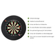 Stagecaptain DBS-1715 BullsEye Pro Dartscheibe Compleet Set