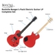 Rocktile L-Pack Electric Guitar Set Red incl. Amplifier, Bag, Tuner, Cable, Strap, Strings and Lessons incl. CD/DVD