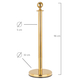 Stagecaptain PLS-150 Deluxe 4.2-150G Absperrständer Personenleitsystem 1,5m gold