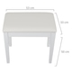Classic Cantabile Pianobank Modell S Weiß Matt