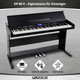 FunKey DP-88 II Digitalpiano zwart