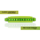 Classic Cantabile FBH-10 GN FunKids Harmonica C Major Green