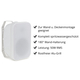 McGrey OLS-5251WH Outdoor-Luidsprekers 50 Watt Wit met Bluetooth Set