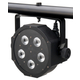 Projecteurs Showlite FLP-5x8W 4 x Set incl. Showlite Master Pro USB & Câble