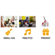 Rocktile Banger's Pack E-Gitarren Set, 8-teilig Red