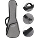Funda Rocktile para Ukelele Soprano Gris/Naranja