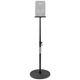 Pronomic SLS-128 BK Supporto per Monitor da Studio con Base Rotonda