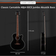 Classic Cantabile ABJ4-50CE-BK Jumbo Basse Acoustique Noir