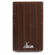 XDrum Cajon El Bajo Bass Port Cocoa Brown/Ebony Set incl. Escuela de Cajón y Funda
