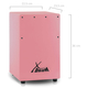 XDrum KC-37PK Cajón Infantil Set Rosa con Escuela