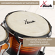 XDrum Bongos Pro Vintage Sunburst SET incl. soporte