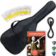 Rocktile Pro L-200BK Deluxe Electric Guitar Black Set