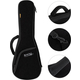 Funda Rocktile para Ukelele Soprano Negro/Naranja