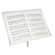 Classic Cantabile Leggio Orchestrale in Lamiera Forata Heavy Bianco