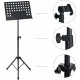 Pronomic OS-01P Leggio Orchestrale in Lamiera Forata con Morsetti per Spartiti Set da 3