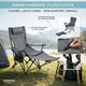 Stagecaptain CSF-600 MKII Nick Fauteuil De Camping Avec Repose-Pieds